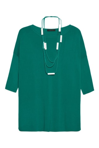 Pull et sautoir - Vert