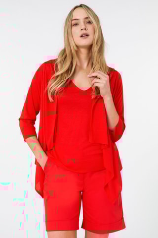 Gilet et top - Rouge