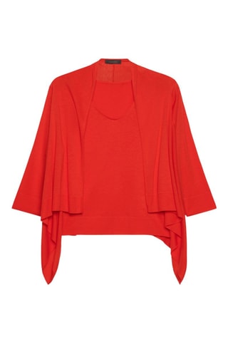 Gilet et top - Rouge