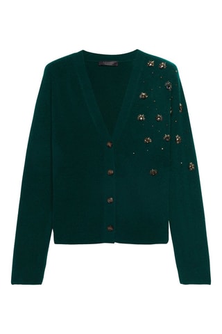 Gilet en laine et poils de yak - Vert