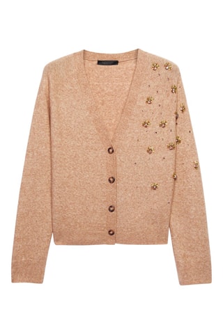 Gilet en laine et poils de yak - Beige