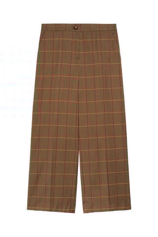 Pantalon droit 7/8 - Marron