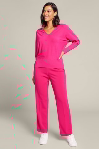 Pantalon cigarette - Rose