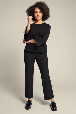 Pantalon droit - Noir