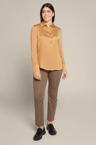 Pantalon slim - Marron