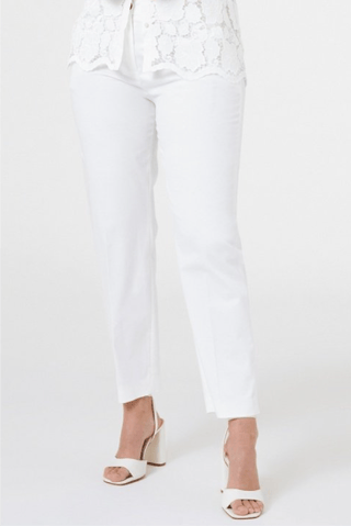 Pantalon cigarette - Blanc