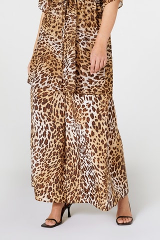 Pantalon palazzo taille haute - Blanc