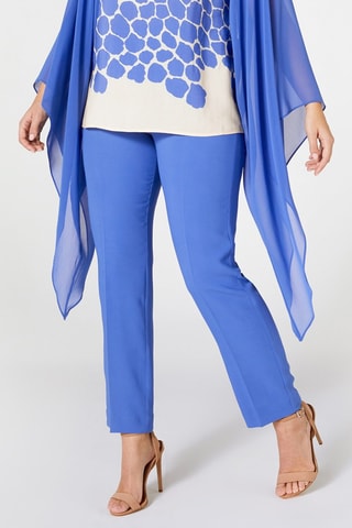 Pantalon regular - Bleu