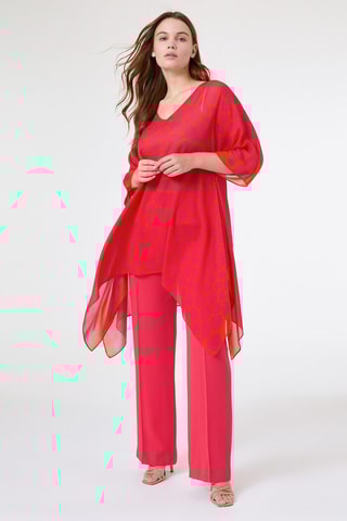 Pantalon wide legs - Rose