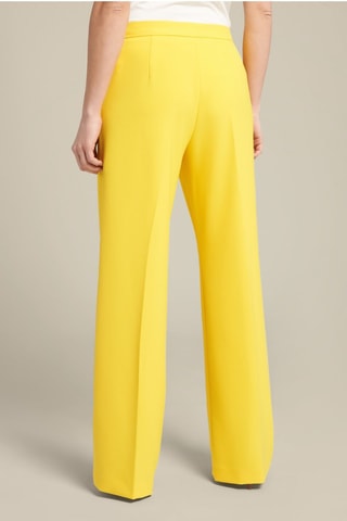 Pantalon wide legs - Jaune