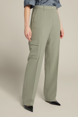 Pantalon cargo - Vert