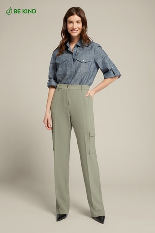Pantalon cargo - Vert
