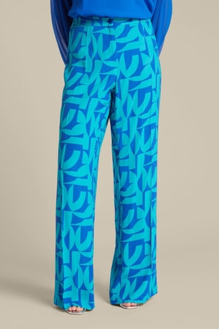 Pantalon palazzo - Bleu