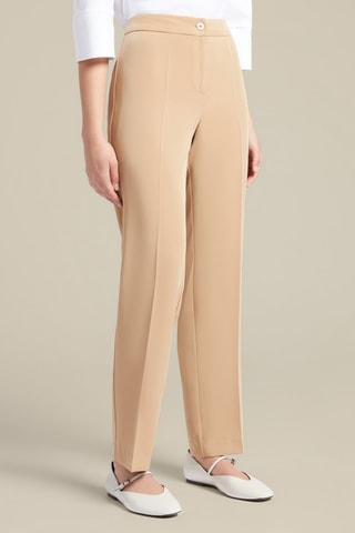 Pantalon droit - Beige