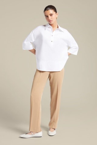 Pantalon droit - Beige