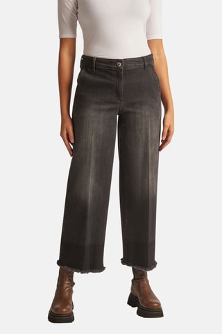 Jean wide legs 7/8 Noir