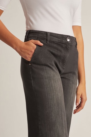 Jean wide legs 7/8 Noir