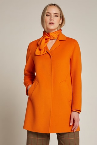 Manteau en laine - Orange