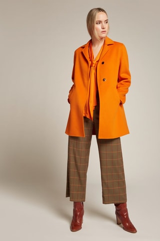 Manteau en laine - Orange