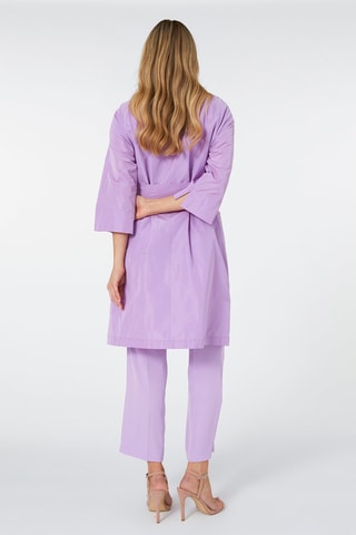 Manteau satiné - Violet