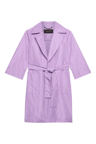 Manteau satiné - Violet