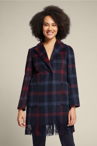 Manteau en laine - Bleu foncé