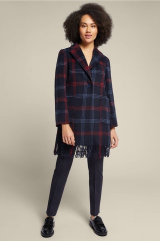 Manteau en laine - Bleu foncé