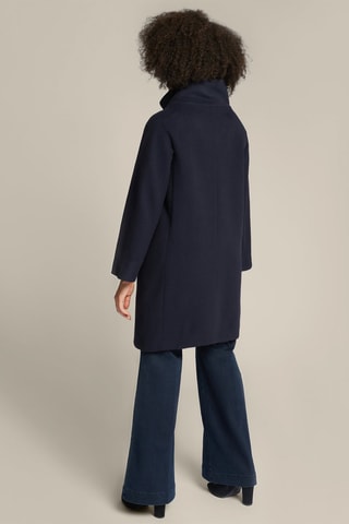 Manteau en laine et cachemire - Bleu