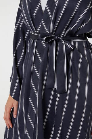 Kimono rayé - Blanc