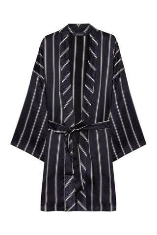 Kimono rayé - Blanc