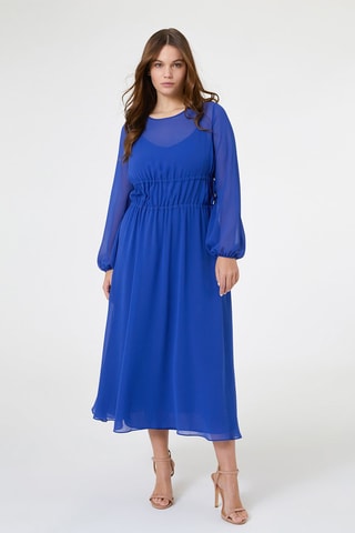 Robe longue - Bleu