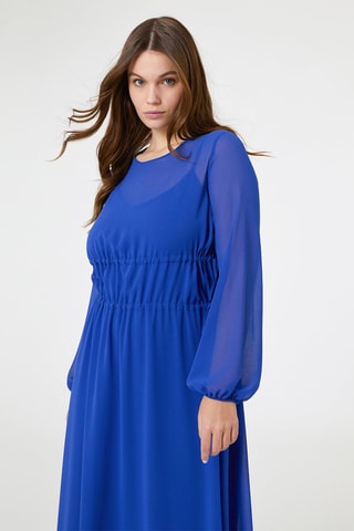 Robe longue - Bleu