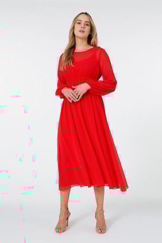 Robe longue - Rouge