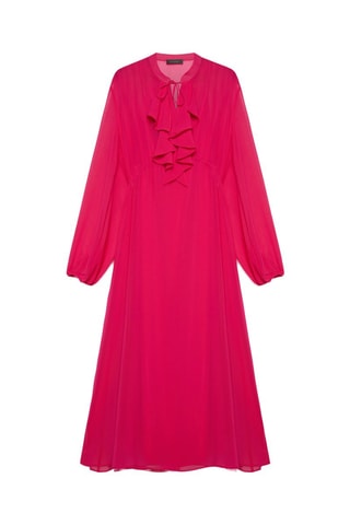 Robe midi - Fuchsia