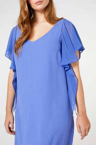 Robe droite - Bleu cobalt