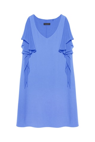 Robe droite - Bleu cobalt