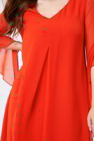 Robe trapèze - Orange