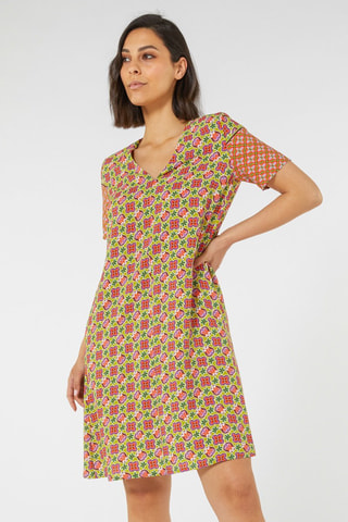 Robe trapèze - Vert