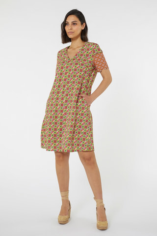 Robe trapèze - Vert