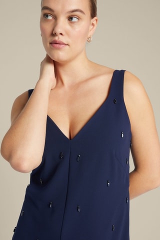 Robe trapèze - Bleu