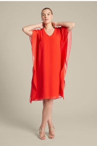 Robe trapèze - Rouge