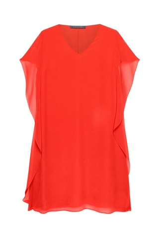 Robe trapèze - Rouge