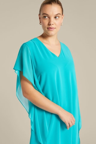 Robe trapèze - Bleu