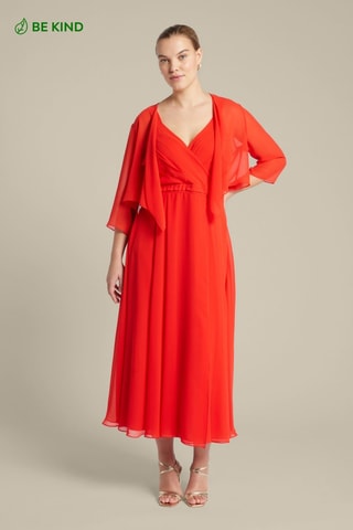 Robe midi et boléro - Rouge