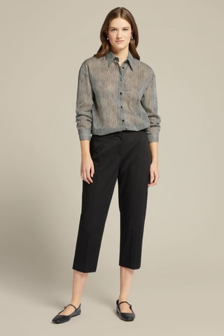 Chemisier - Gris et écru