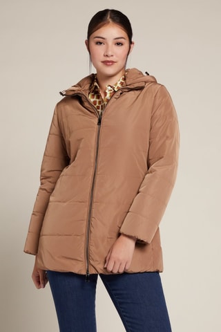 Doudoune à capuche - Marron