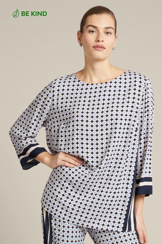 Blouse - Blanc et noir