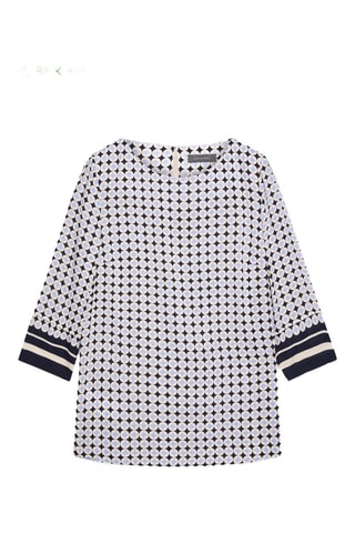 Blouse - Blanc et noir