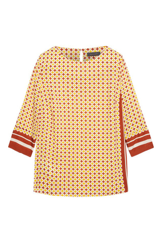 Blouse - Jaune et rouge