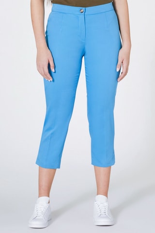 Pantacourt slim - Bleu cobalt